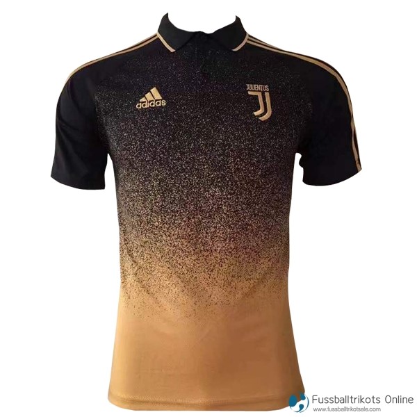 Juventus Polo 2017-18 Gelb Fussballtrikots Günstig